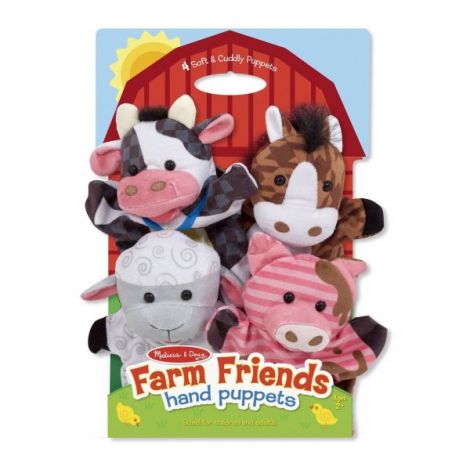 Set 4 papusi de mana Ferma Melissa and Doug 9080 - imagine 10